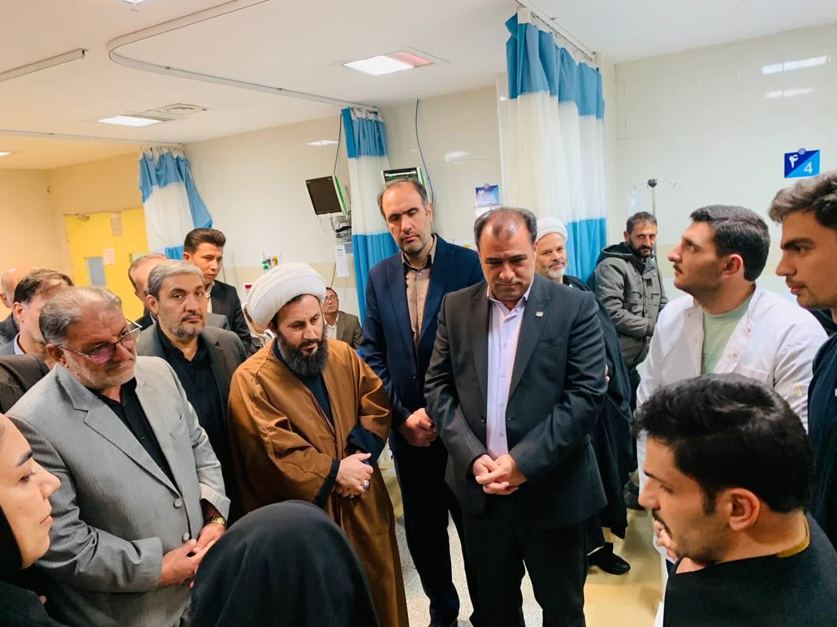 حضور فرماندار در مراکز درمانی شهرستان خوی