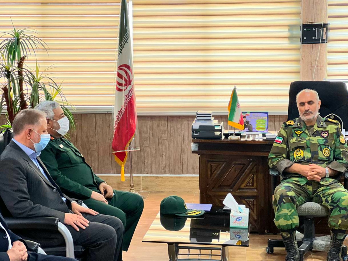 دیدار فرماندار شهرستان خوی با فرمانده تیپ 264 ارتش