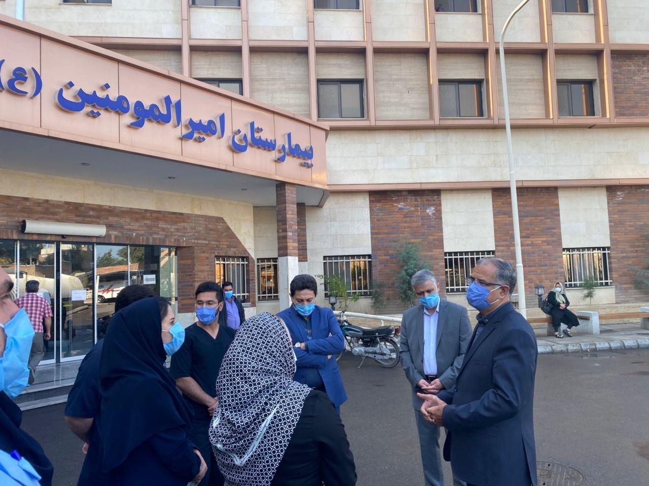 بازدید فرماندار شهرستان خوی از بیمارستان امیرالمونین تامین اجتماعی