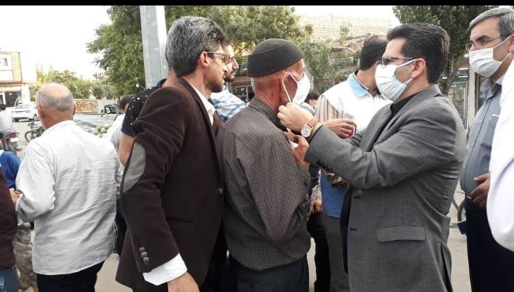 دیدار چهره به چهره سرپرست فرمانداری شهرستان خوی با مردم شهر دیزج دیز