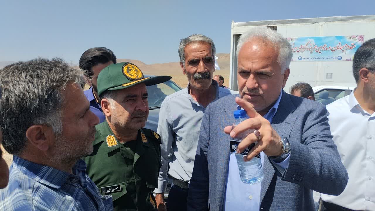 افتتاح طرح تامین آب شرب در روستاهای قیزقلعه و یاریم قیه