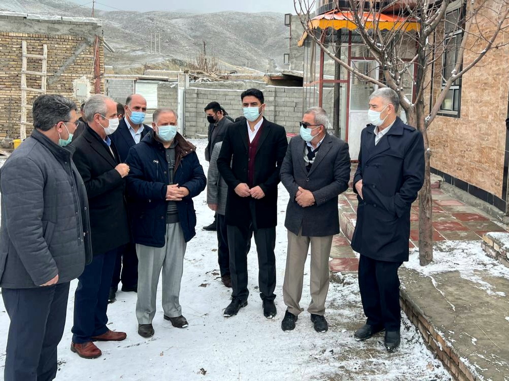 بازدید سرپرست فرمانداری ویژه شهرستان خوی از مناطق زلزله زده قطور