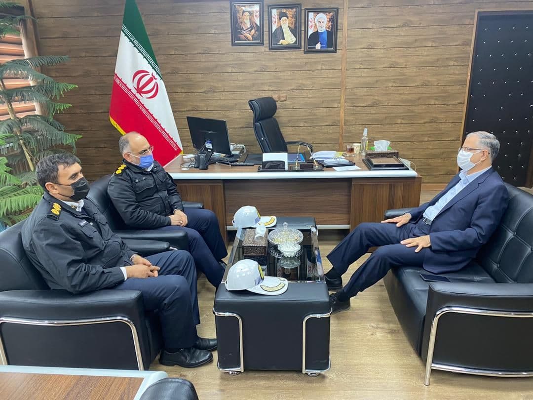 دیدار فرمانده پلیس راهور استان آذربایجان غربی با فرماندار شهرستان خوی