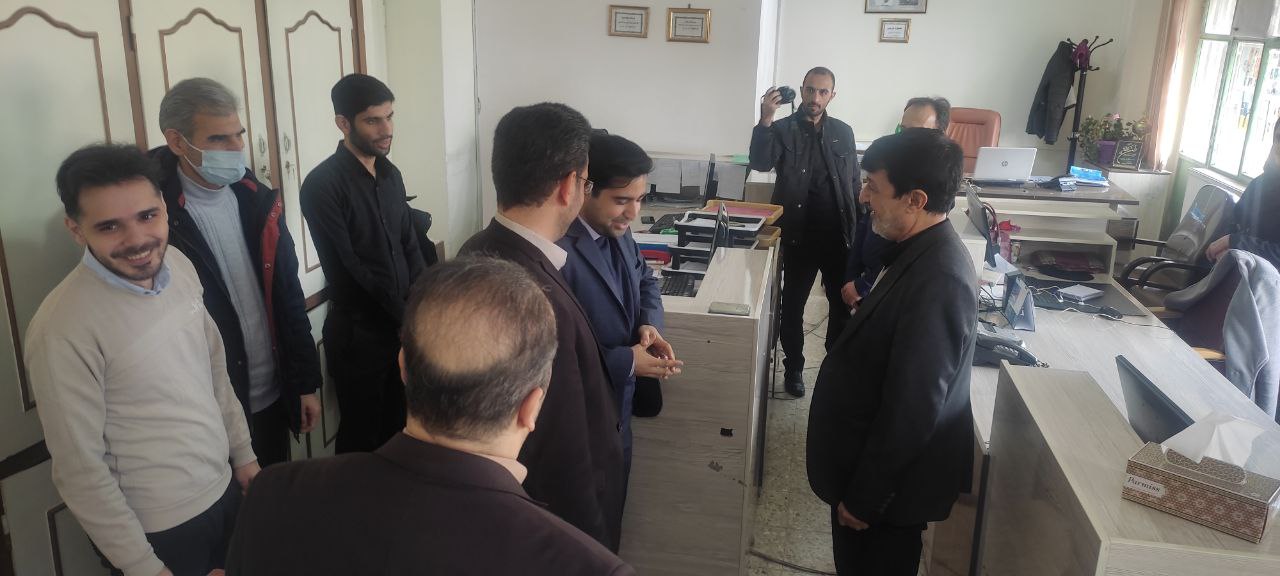 بازدید سرزده معاون فرماندار از مدیریت آموزش و پرورش شهرستان خوی