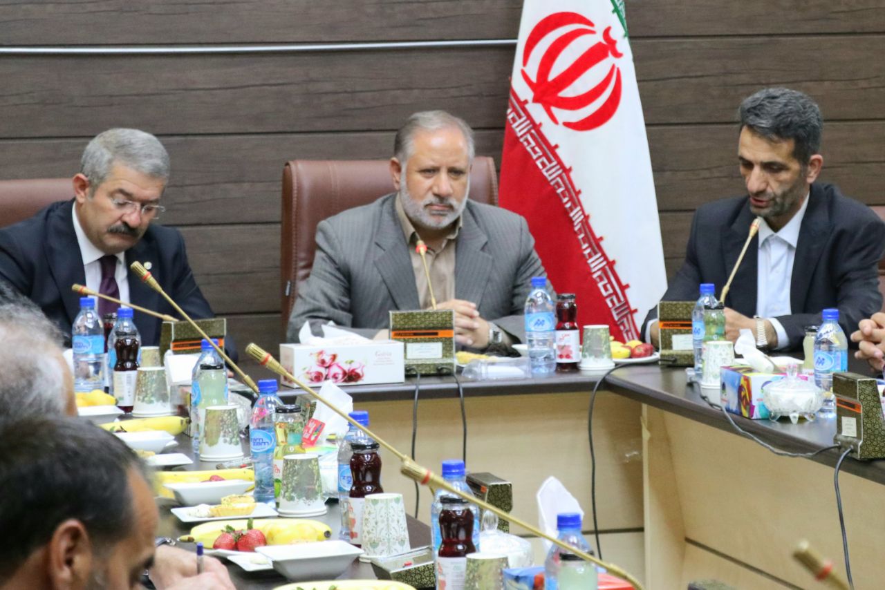 دیدار رئیس و اعضای اتاق بازرگانی و صنایع استان وان ترکیه با فرماندار ویژه شهرستان خوی