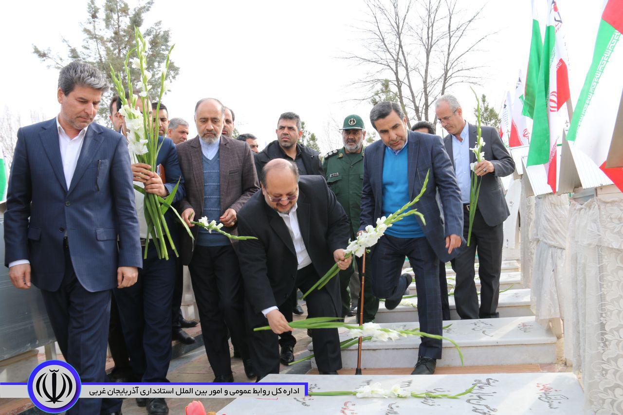 سفر وزیر تعاون، کار و رفاه اجتماعی و استاندار آذربایجان غربی به شهرستان خوی