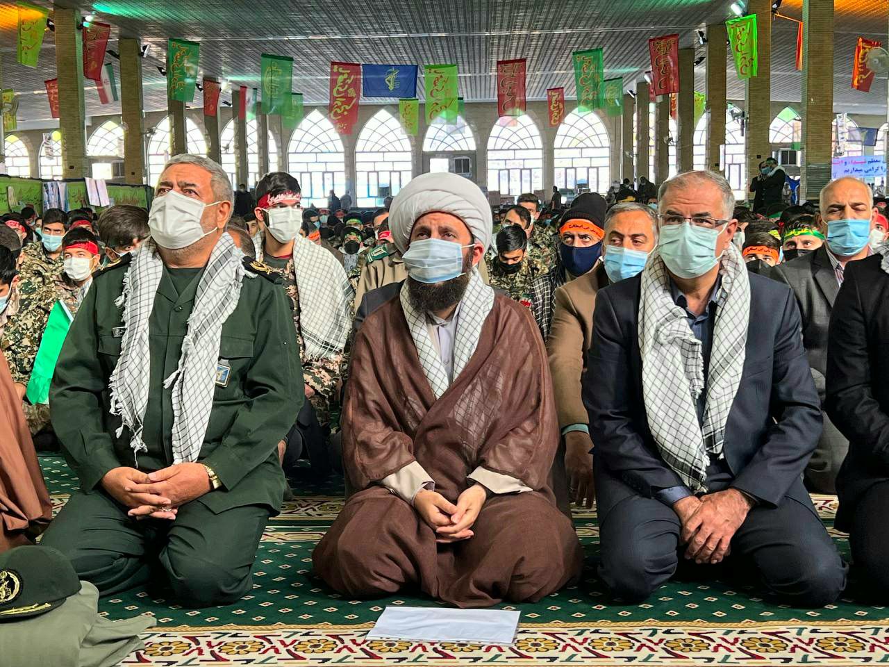 تجمع بزرگ و حماسی نمایش اقتدار بسیجیان شهرستان خوی