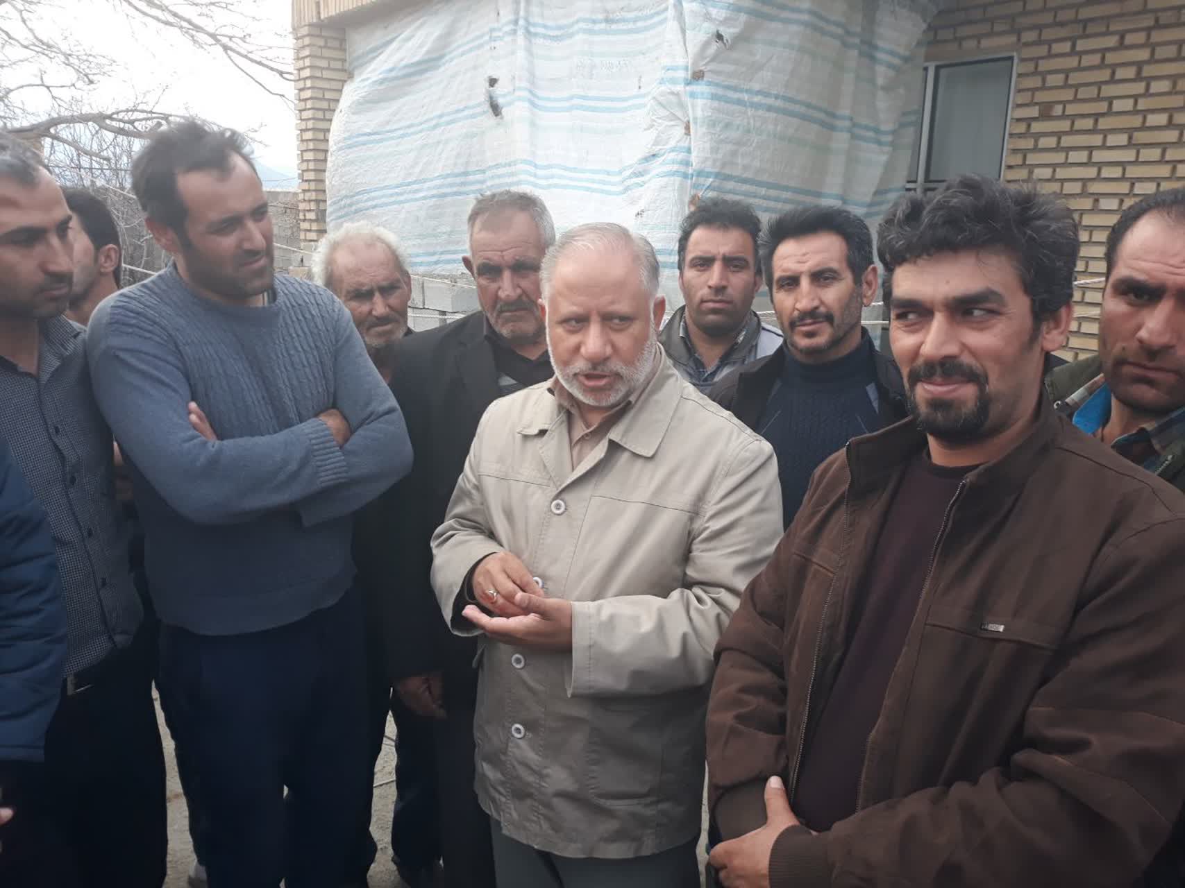 حضور میدانی و بازدید فرماندار ویژه خوی از روستای ملاجنود
