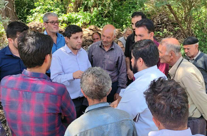 بازدید بخشدار فیرورق از روستای داش پسک