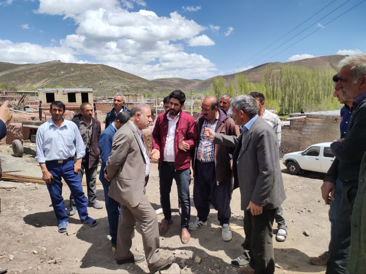 بازدید فرماندار خوی از روستای قریس