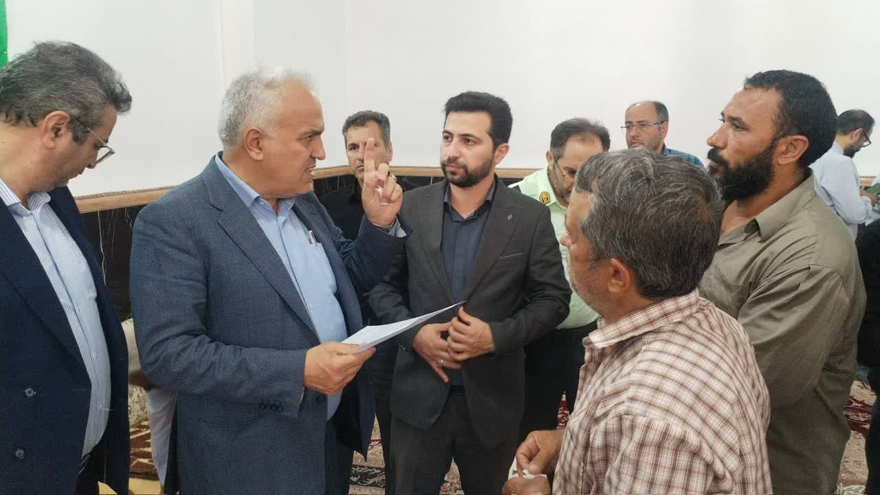 بررسی مسائل و مشکلات بخش فیرورق با حضور سرپرست فرمانداری خوی