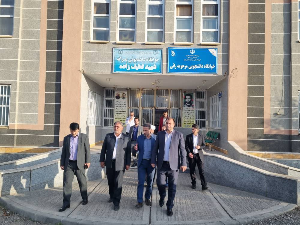 حضور فرماندار در خوابگاه دانشجویی دانشکده علوم پزشکی خوی