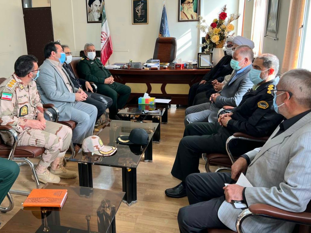 دیدار فرماندار شهرستان خوی با فرمانده سپاه پاسداران