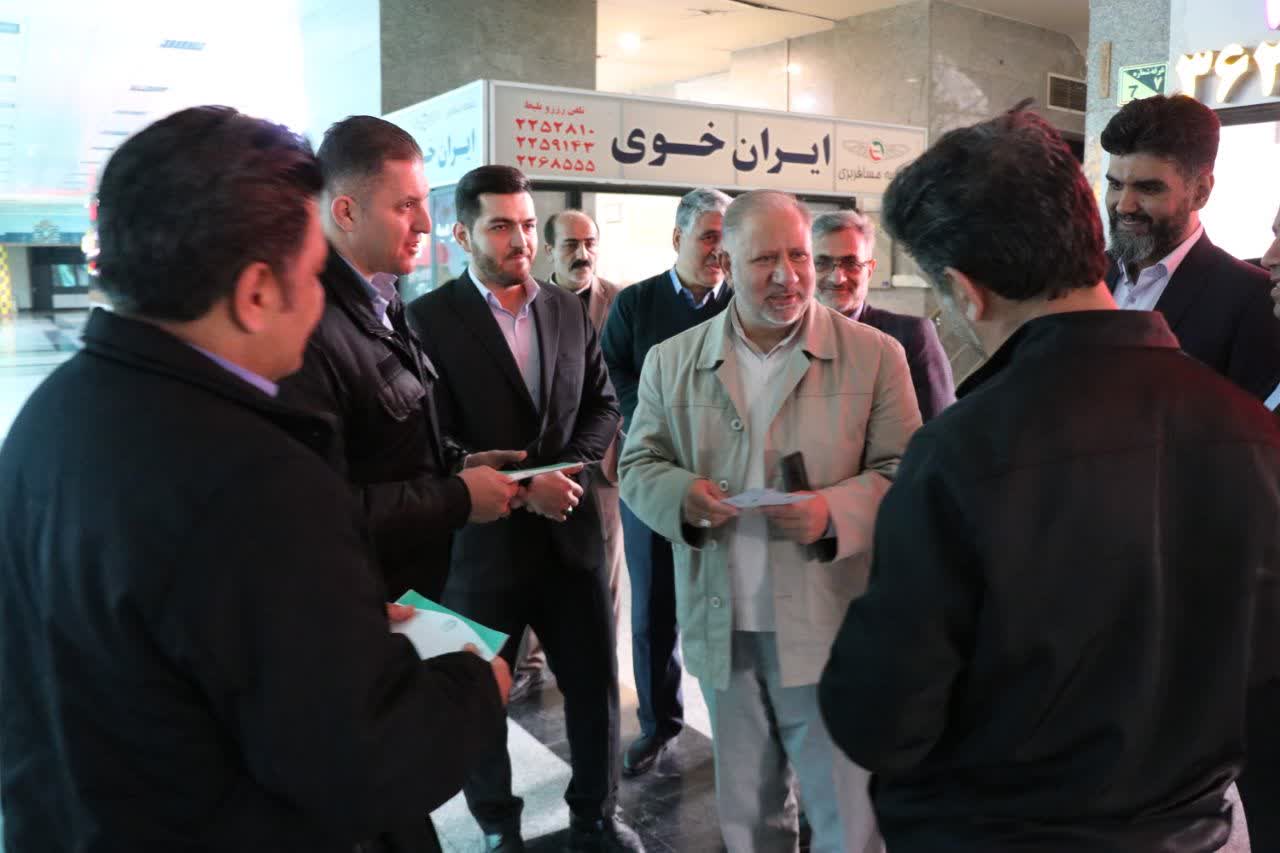 بازدید فرماندار خوی از پایانه مسافربری شهید درستی