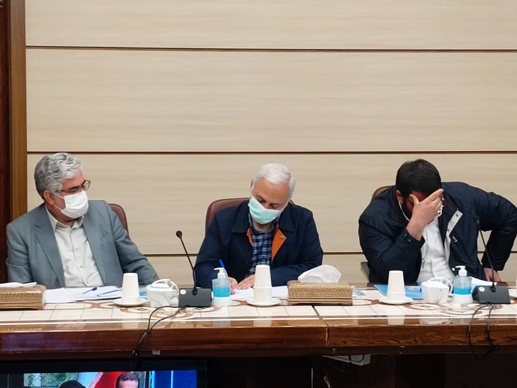 نشست مشترک استاندار، اعضای مجمع نمایندگان استان و جمعی از مدیران استانی با وزیر صنعت، معدن و تجارت،