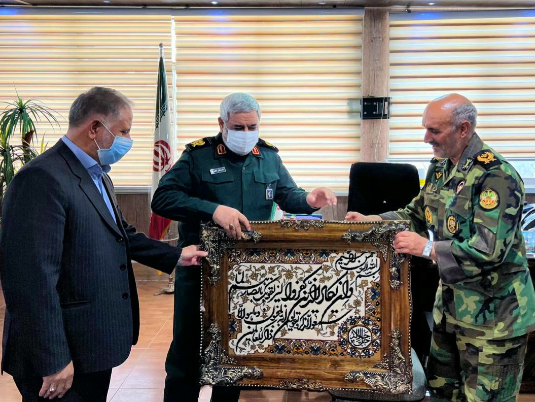 دیدار فرماندار شهرستان خوی با فرمانده تیپ 264 ارتش