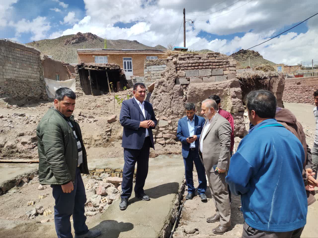 بازدید فرماندار خوی از روستای قریس