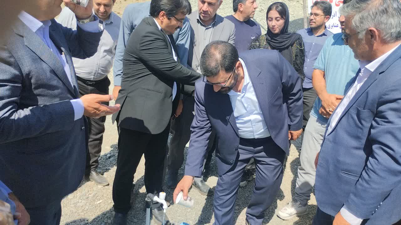 آغاز پروژه آبرسانی به روستای حبش علیا بخش قطور