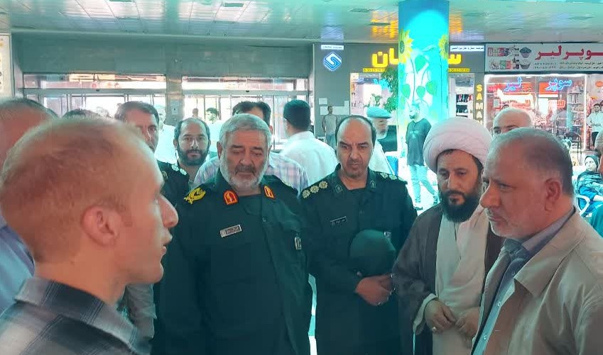 بازدید فرماندار از پایانه مسافربری شهید درستی خوی