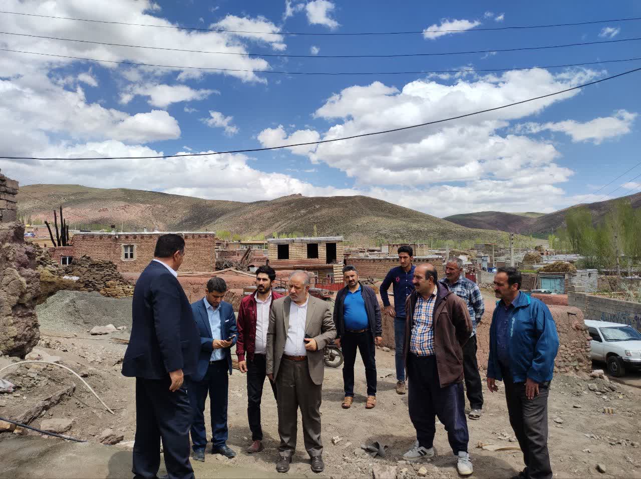 بازدید فرماندار خوی از روستای قریس