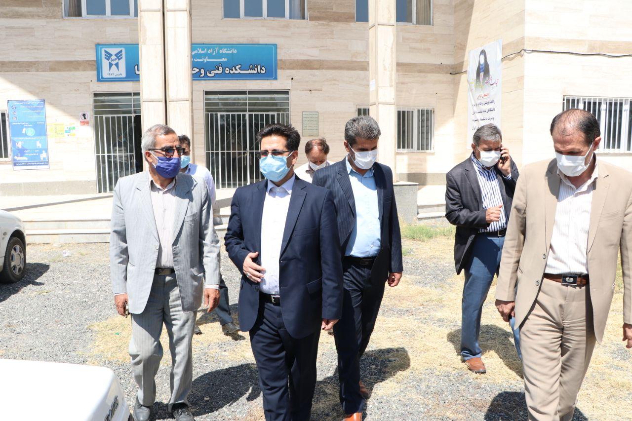 بازدید سرپرست فرمانداری شهرستان خوی از حوزههای برگزاری آزمون سراسری سال ۹۹