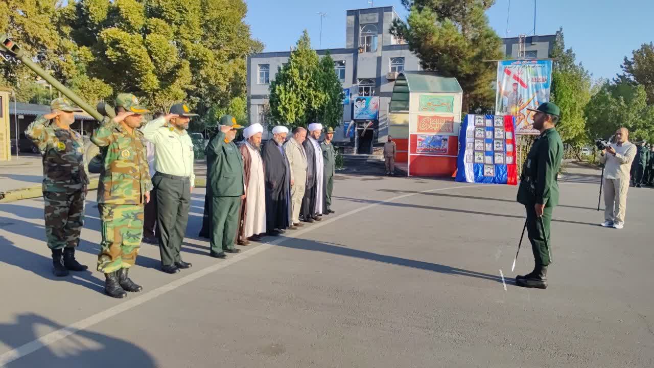 برگزاری مراسم صبحگاه مشترک نیروهای مسلح خوی