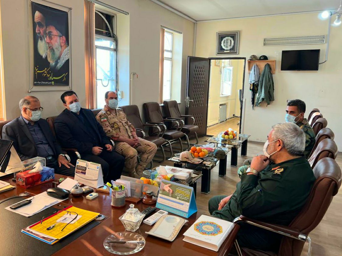 دیدار فرماندار شهرستان خوی با فرمانده سپاه پاسداران شهرستان خوی