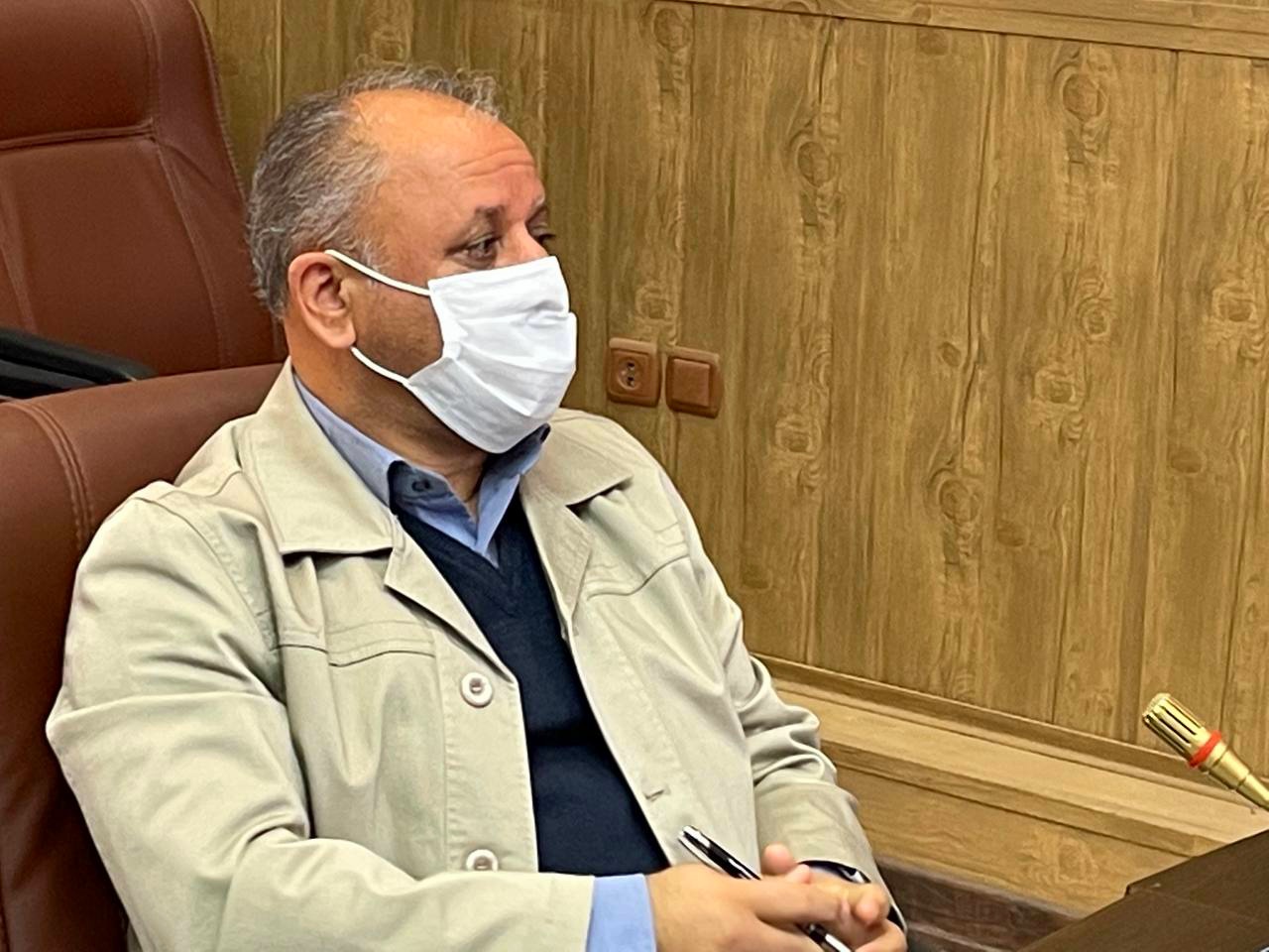 نشست فرماندار ویژه شهرستان خوی با خبرنگاران و اصحاب رسانه