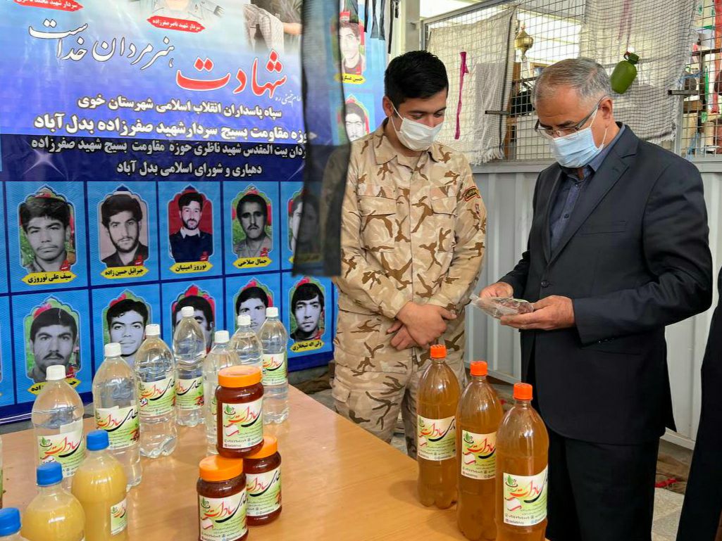 تجمع بزرگ و حماسی نمایش اقتدار بسیجیان شهرستان خوی