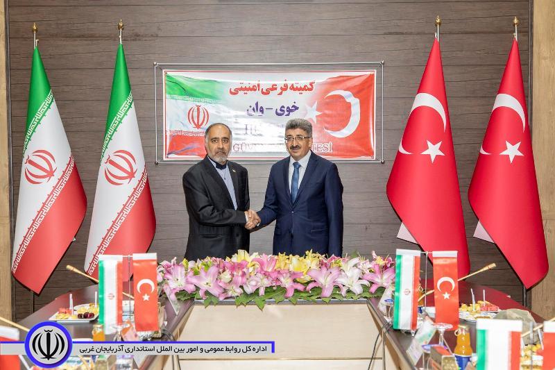 امضای پروتکل امنیتی میان شهرستان خوی و استان وان