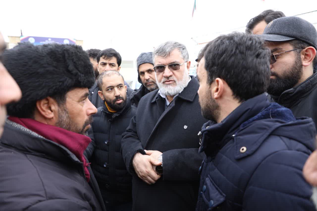 آلبوم تصویری / بازدید وزیر کشور به همراه استاندار آذربایجانغربی از اسکان اضطراری زلزلهزدگان خوی