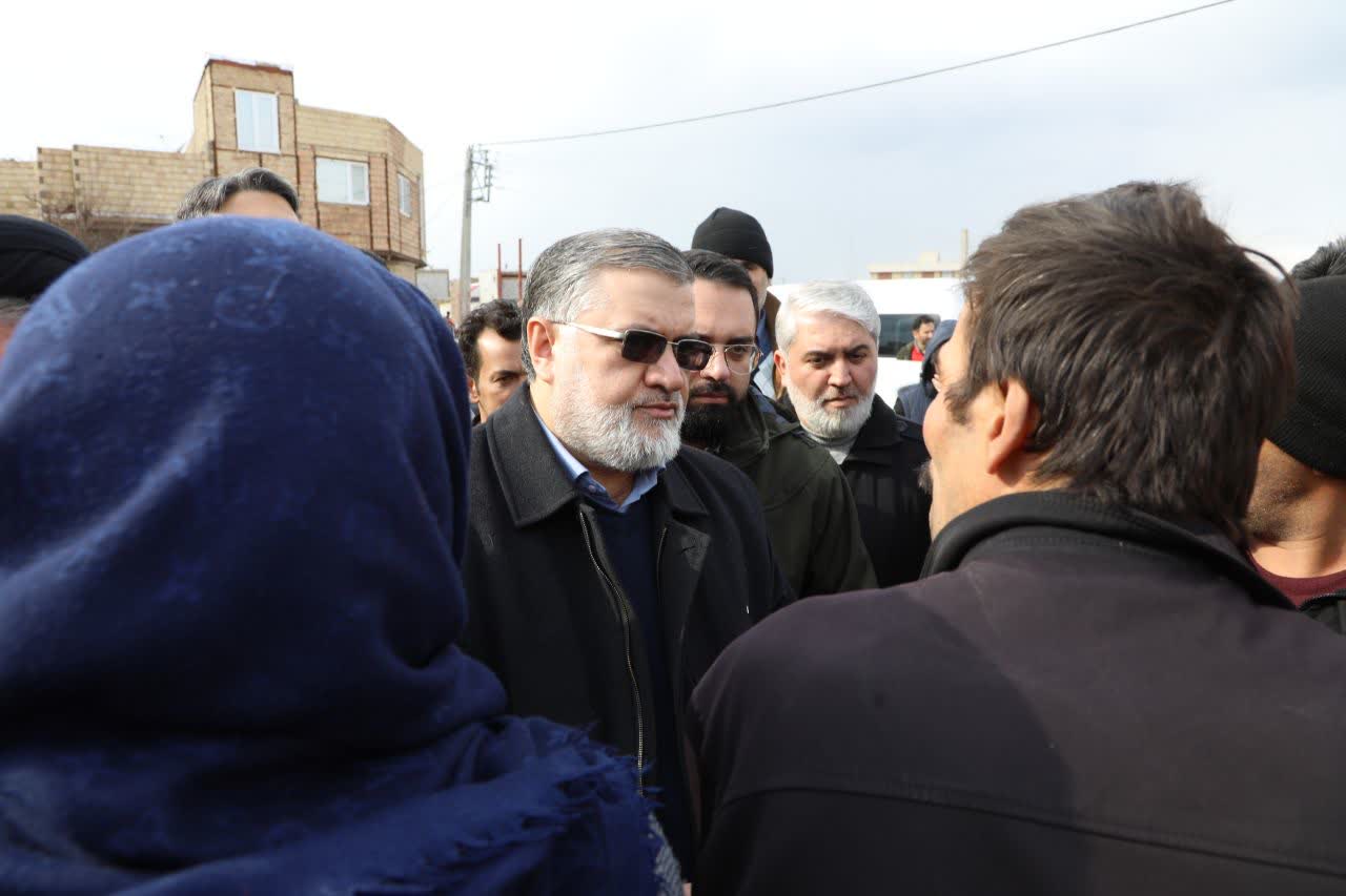 آلبوم تصویری / بازدید رئیس مجلس و استاندار آذربایجانغربی از مناطق زلزله زده شهرستان خوی