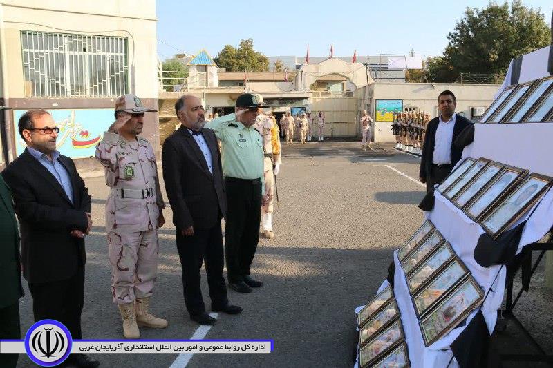 برگزاری صبحگاه مشترک نیروهای مسلح بمناسبت هفته نیروی انتظامی در شهرستان خوی