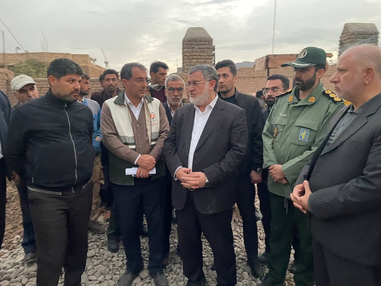 آلبوم تصویری / بازدید میدانی استاندار آذربایجانغربی از روند بازسازی مناطق زلزلهزده خوی
