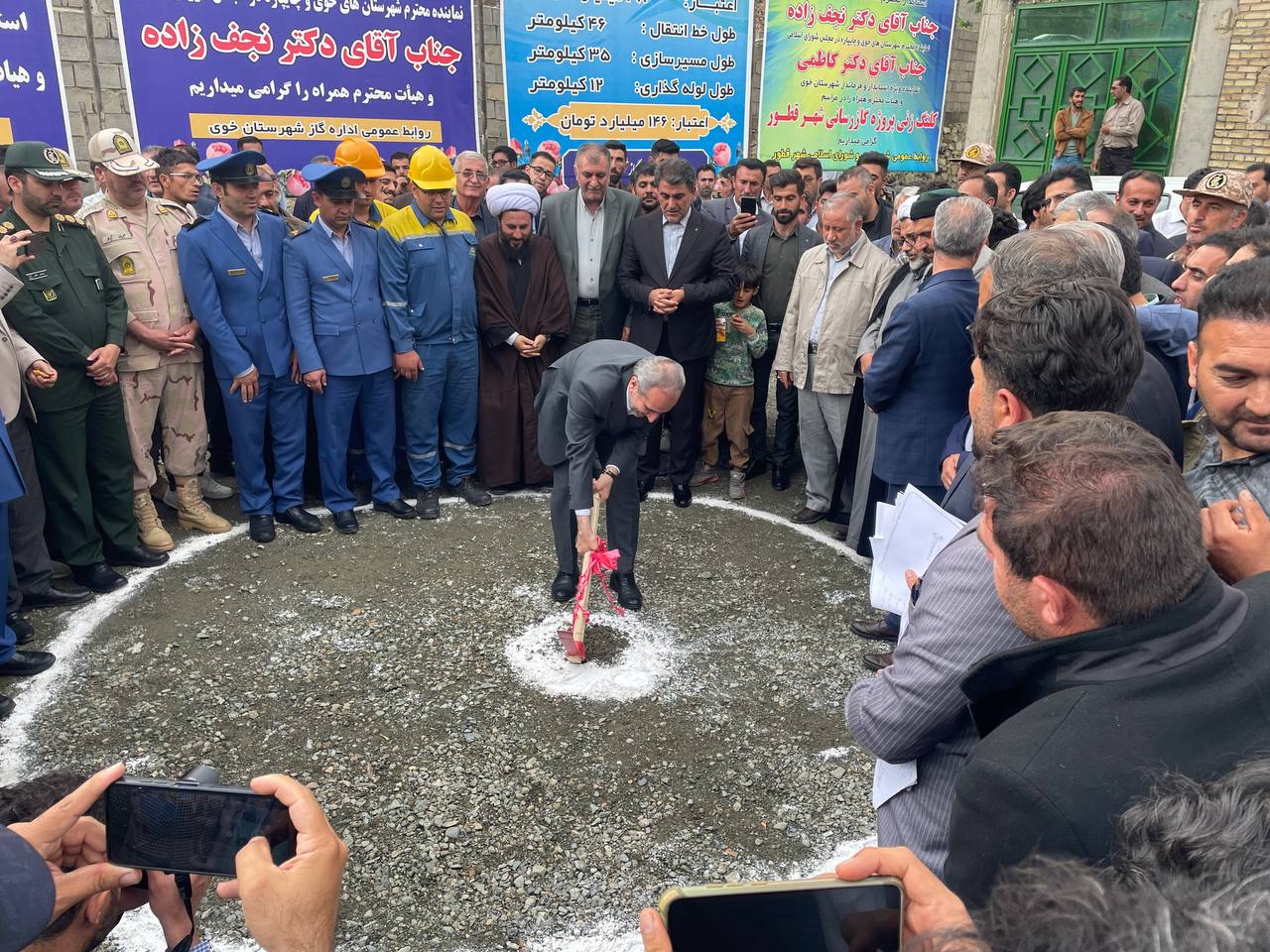 آغاز عملیات اجرایی گازرسانی شهر قطور