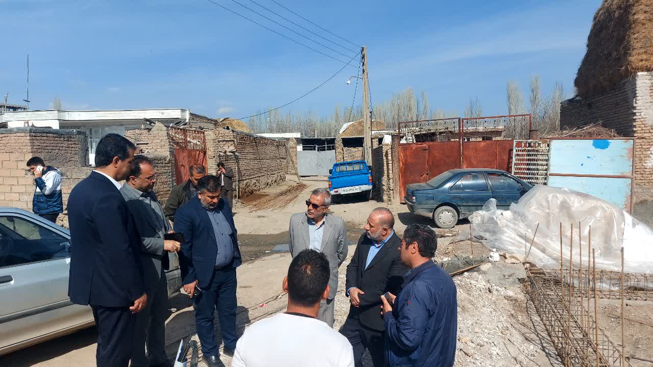 بررسی پیشرفت کار بازسازی روستای کرتای