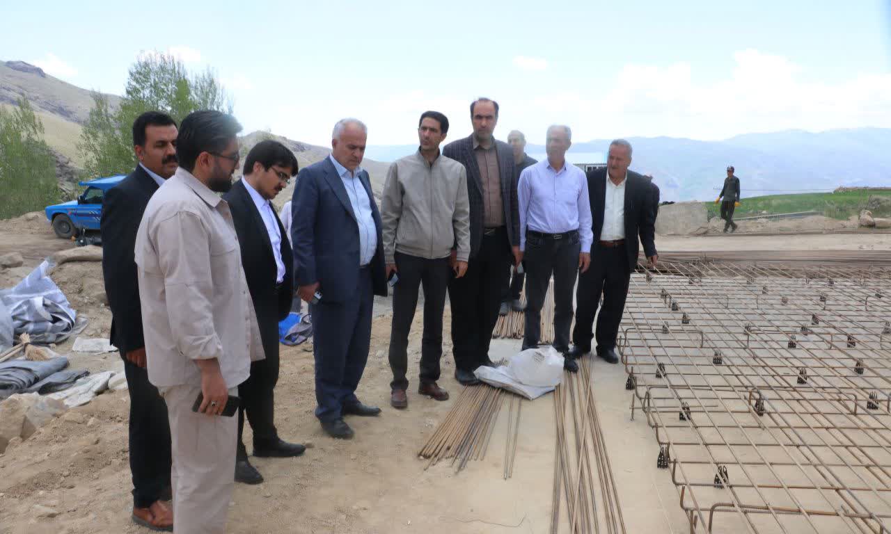 بازدید میدانی سرپرست فرمانداری خوی از پروژههای عمرانی بخش قطور