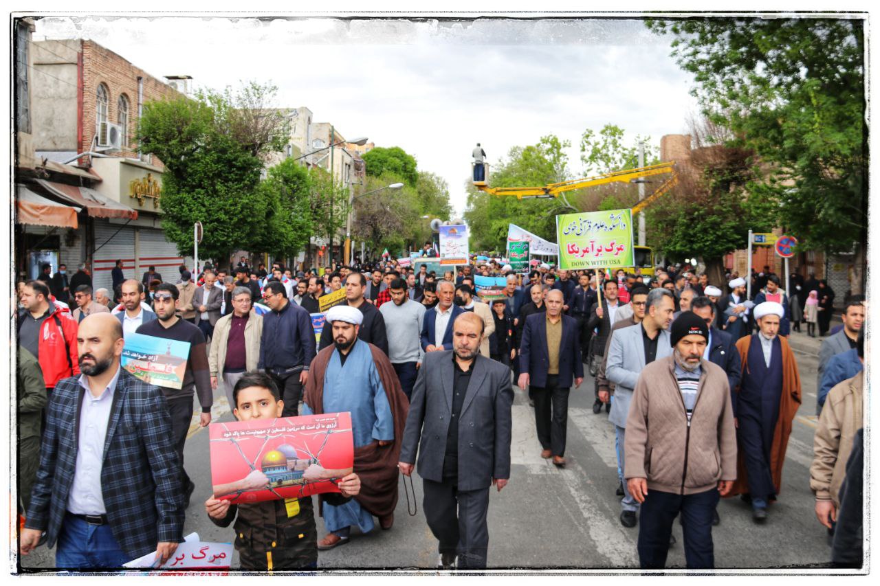 راهپیمایی روز قدس در خوی