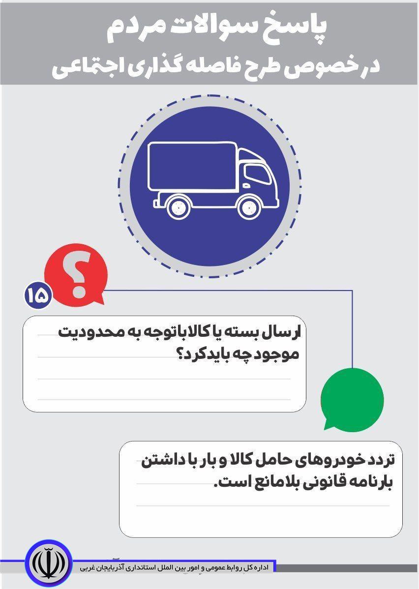 پاسخ به سوالات مردم در خصوص طرح فاصله گذاری اجتماعی