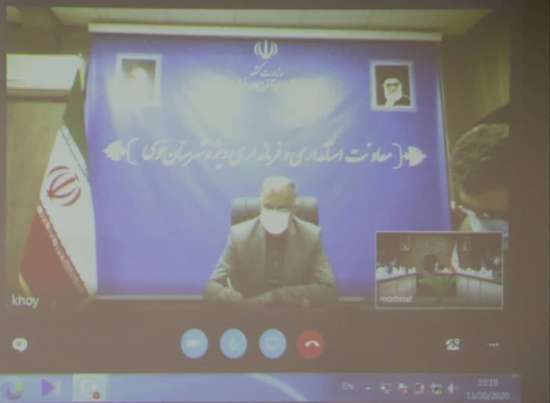 برگزاری جلسه بررسی آخرین روند بازسازی مناطق زلزله زده قطور خوی به ریاست رحمانی معاون هماهنگی امور عمرانی استاندار آذربایجان غربی