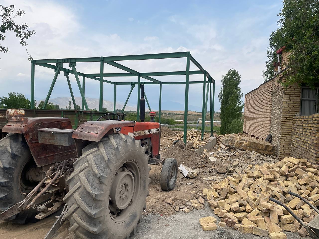 آلبوم تصویری/ مدیریت انقلابی و بازسازی جهادی مناطق زلزله روستای شیرین کندی