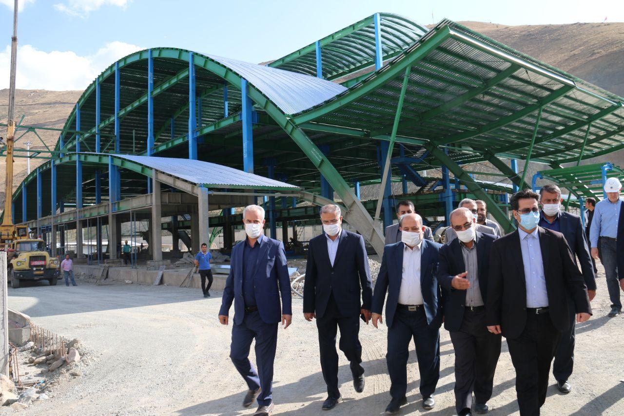بازدید معاون سیاسی، امنیتی و اجتماعی استاندار آذربایجان غربی و فرماندار شهرستان خوی از روند احداث پایانه مرزی رازی