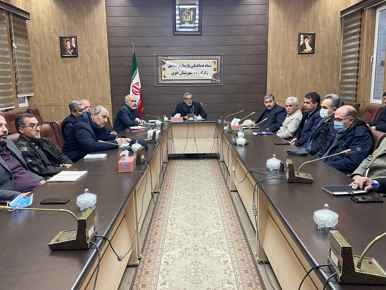 آلبوم تصویری/ برگزاری سومین جلسه ستاد بازسازی مناطق زلزله زده خوی