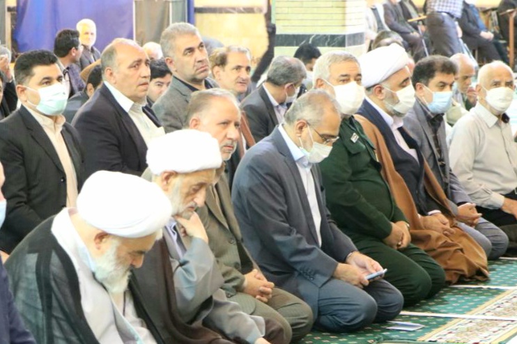 برپایی آیین عبادی سیاسی نماز جمعه شهرستان خوی با حضور معاون پارلمانی رئیس جمهور