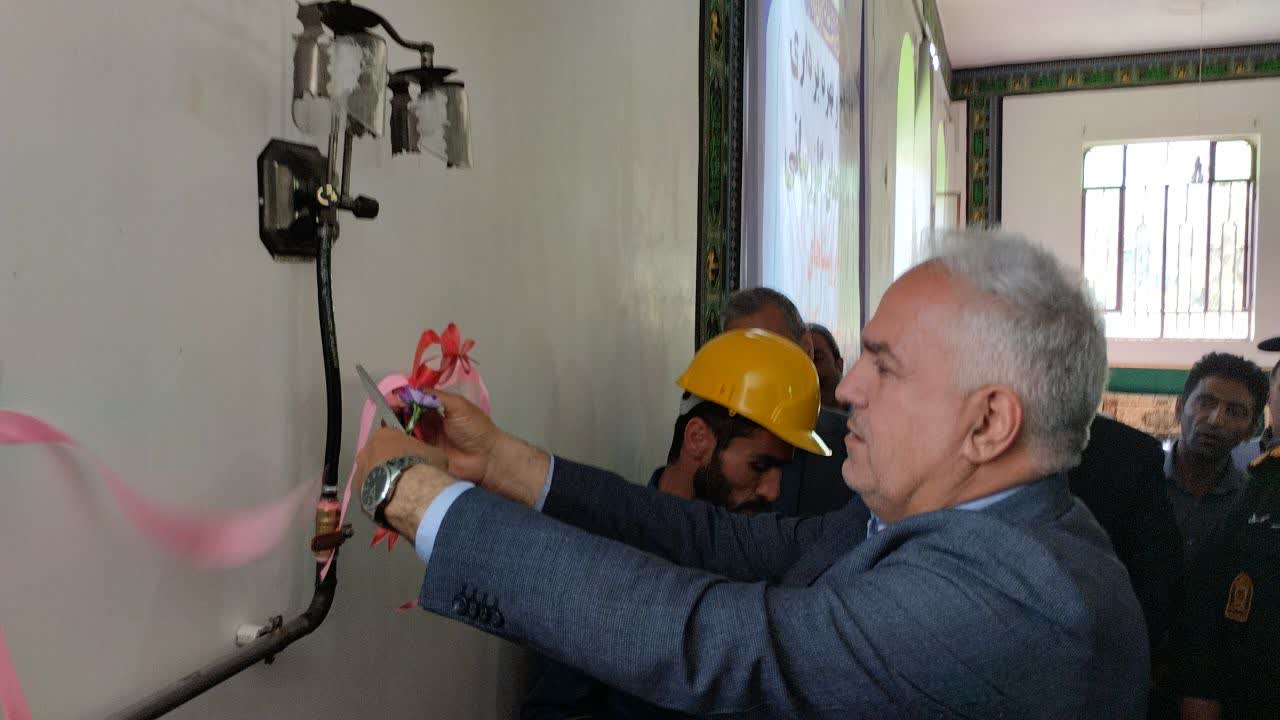 بهره‌برداری از پروژه گازرسانی به قارنجه و سکتلو