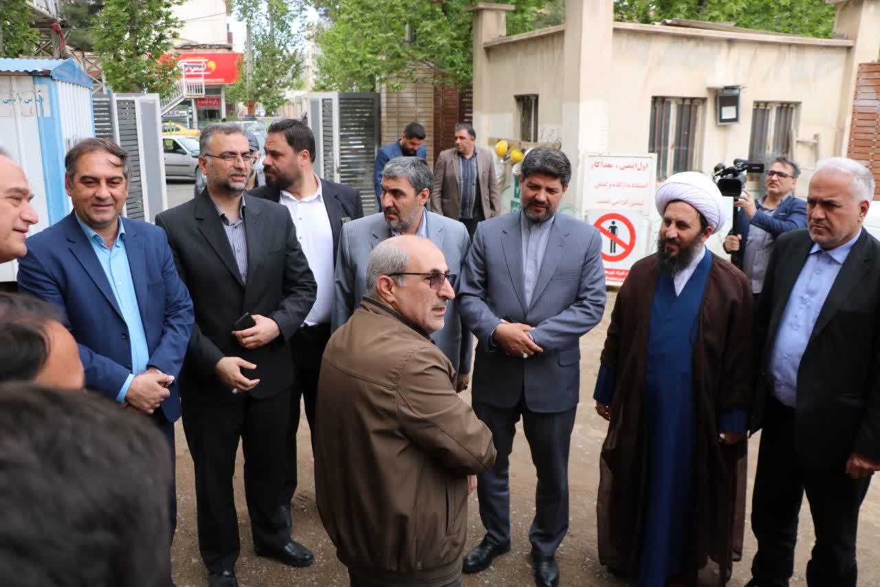 بازدید از پروژه عمرانی درحال احداث آموزش و پرورش خوی