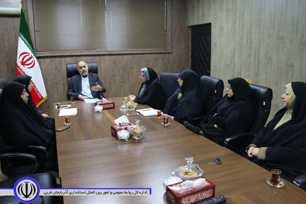 دیدار فرماندار شهرستان خوی با اعضای هیئت رئیسه مجمع مشورتی زنان