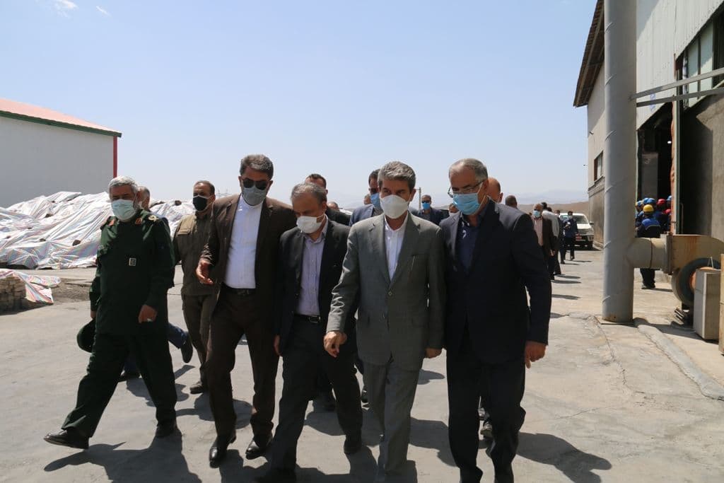 سفر وزیر صنعت، معدن و تجارت و استاندار آذربایجان غربی به شهرستان خوی