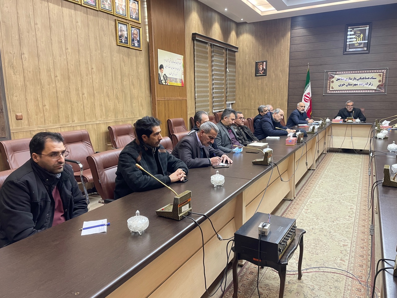 آلبوم تصویری/ برگزاری سومین جلسه ستاد بازسازی مناطق زلزله زده خوی