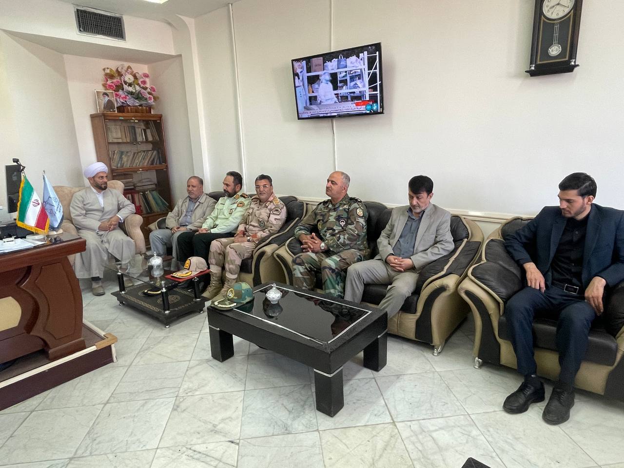 دیدار فرماندار با رئیس حوزه قضایی و دادستان خوی